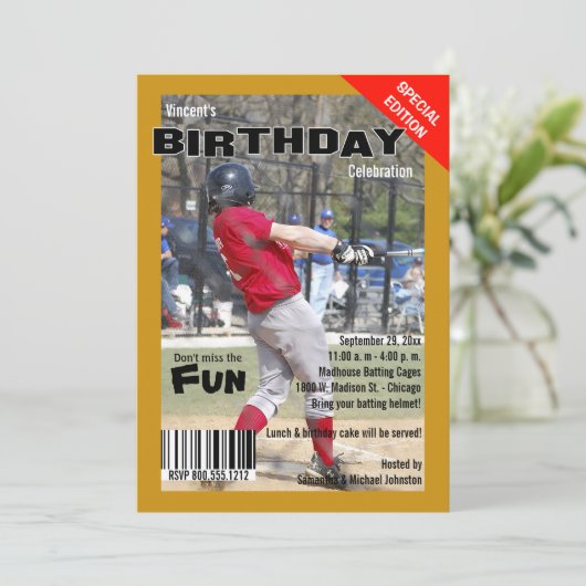 Aangepaste tijdschriften Stijlsport van afgelopen  Kaart (Staand voorkant)