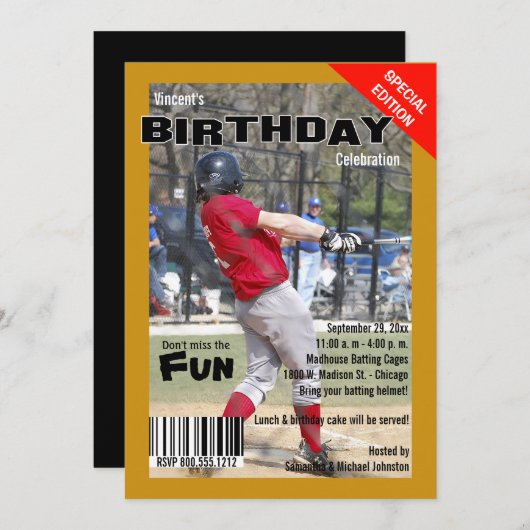 Aangepaste tijdschriften Stijlsport van afgelopen  Kaart (Voorkant / Achterkant)