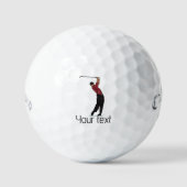 Aangepaste Tijger Bossen Logo golfballen (Voorkant)