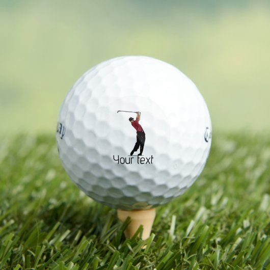 Aangepaste Tijger Bossen Logo golfballen (Insitu Shirt)