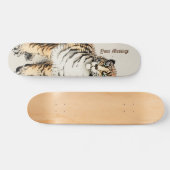 Aangepaste tijger door Kōno Bairei Japanse illustr Persoonlijk Skateboard (Horizontaal)