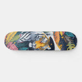 Aangepaste tijger joungle waterverf skateboard (Horizontaal)