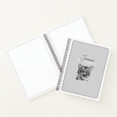 aangepaste tijger notitieboek (Binnen)