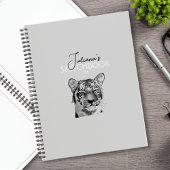 aangepaste tijger notitieboek