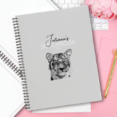 aangepaste tijger notitieboek