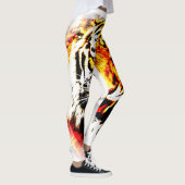 Aangepaste tijger Sjabloon Modern elegant ontwerp Leggings (Rechts)