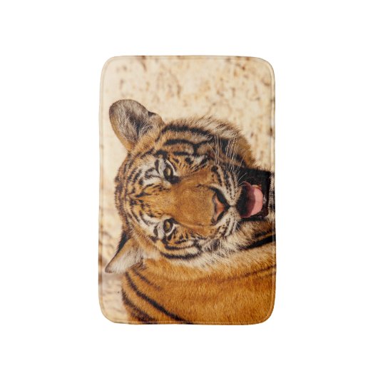 Aangepaste tijger van wilde dieren badmat (Voorkant Verticaal)