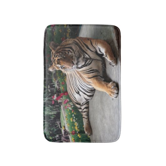 Aangepaste tijger van wilde dieren badmat (Voorkant Verticaal)