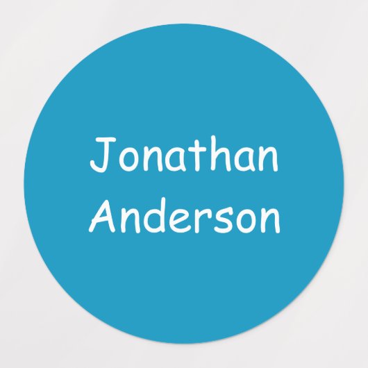 Aangepaste tinten van de naamlabels van Blue Kind Labels (Design 2)