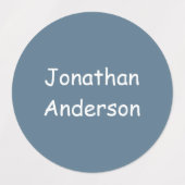 Aangepaste tinten van de naamlabels van Blue Kind Labels (Design 1)