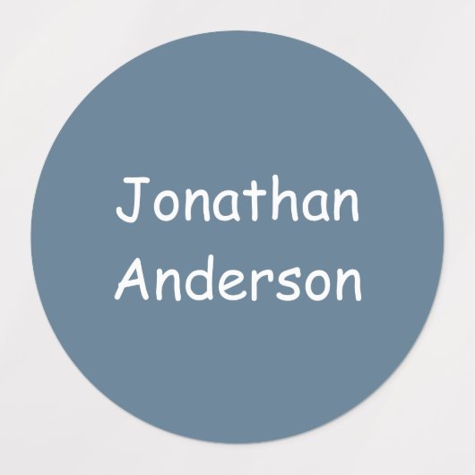 Aangepaste tinten van de naamlabels van Blue Kind Labels (Design 1)