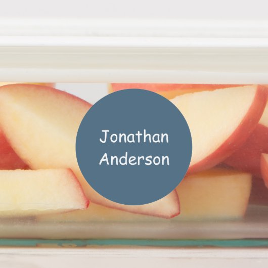 Aangepaste tinten van de naamlabels van Blue Kind Labels (Aangebracht)