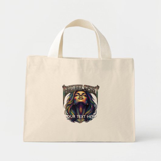 Aangepaste Tiny Tote Mini Tote Bag (Voorkant)