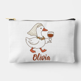 Aangepaste Tipsy Bruid Eend Schattige Meisjesuitje Etui