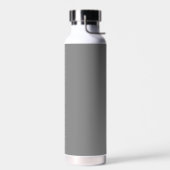 Aangepaste Titanium Grijs Geïsoleerde Fles (Links)