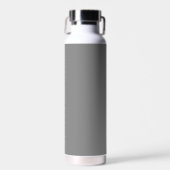 Aangepaste Titanium Grijs Geïsoleerde Fles (Voorkant)