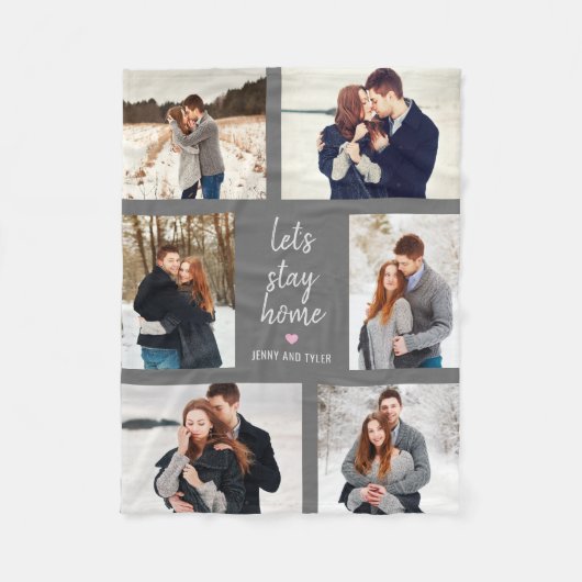 Aangepaste titel bewerkbare kleurenfoto-inkuvelbak fleece deken (Voorkant)