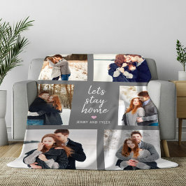 Aangepaste titel bewerkbare kleurenfoto-inkuvelbak fleece deken