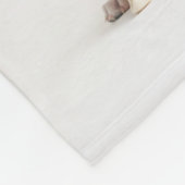 Aangepaste titel bewerkbare kleurenfoto-inkuvelbak fleece deken (Hoek)