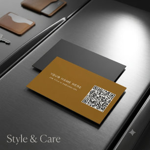 Aangepaste titel magneetkaart met QR-code