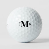 Aangepaste titel voor gebold monogram op maat Pro  Golfballen (Voorkant)