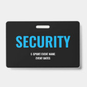 Aangepaste toegangsbadge voor beveiliging Minimali Badge (Voorzijde)