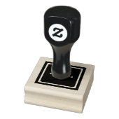 Aangepaste TOEGESTANE Tekst Elegant Stempel Ambach (Stempel)