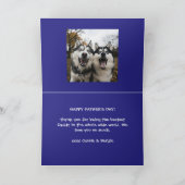 Aangepaste Toegewijde Hond Papa Seksy Poep Scheppe Kaart (Binnen)