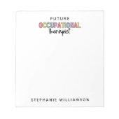 Aangepaste Toekomst van de beroepsethandelaar voor Notitieblok (Voorkant)