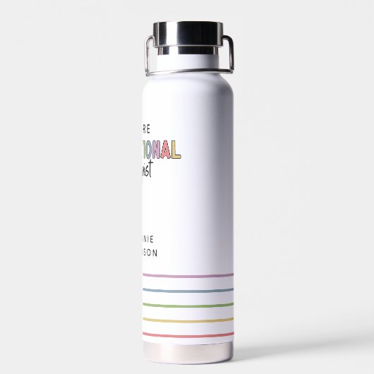 Aangepaste Toekomst van de beroepsethandelaar voor Waterfles (Achterkant)