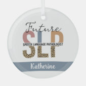 Aangepaste toekomstige SLP-luidsprekerkathologe lu Glas Ornament (Voorkant)