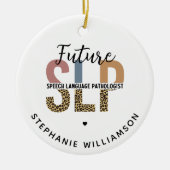 Aangepaste toekomstige SLP-luidsprekerkathologe lu Keramisch Ornament (Voorkant)