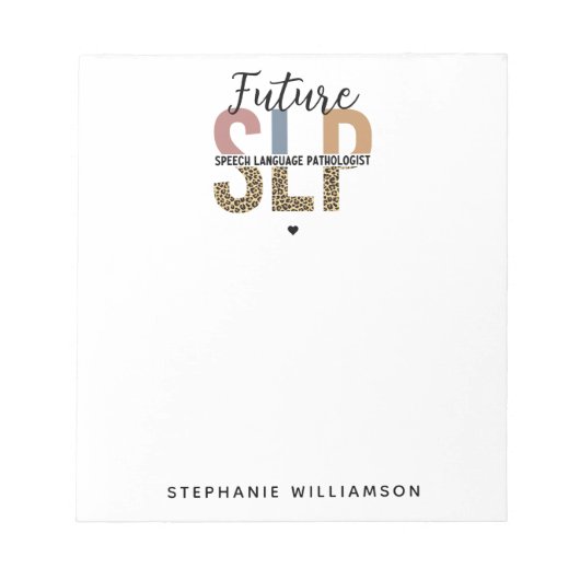 Aangepaste toekomstige SLP-luidsprekerkathologe lu Notitieblok (Voorkant)