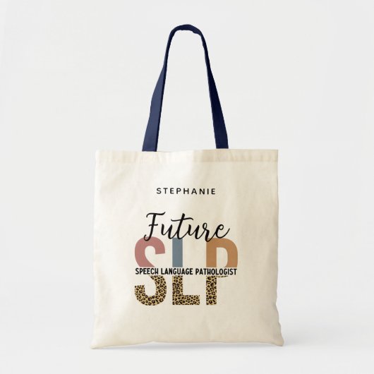 Aangepaste toekomstige SLP-luidsprekerkathologe lu Tote Bag (Voorkant)