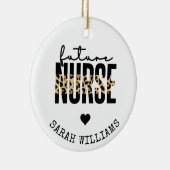 Aangepaste toekomstige verpleegkundigen Verpleegku Keramisch Ornament (Rechts)