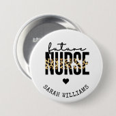 Aangepaste toekomstige verpleegkundigen Verpleegku Ronde Button 7,6 Cm (Voorkant /achterkant)