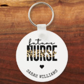 Aangepaste toekomstige verpleegkundigen Verpleegku Sleutelhanger (Voorkant)