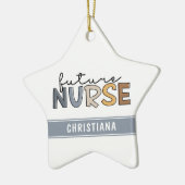 Aangepaste toekomstige verpleegsters | Giften voor Keramisch Ornament (Links)