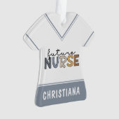 Aangepaste toekomstige verpleegsters | Giften voor Ornament (voorkant)