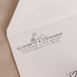 Aangepaste toepassingsbeperking minimalistisch voo  zelfinktende stempel