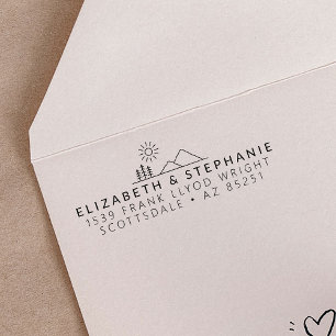Aangepaste toepassingsbeperking minimalistisch voo zelfinktende stempel