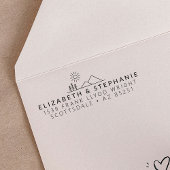 Aangepaste toepassingsbeperking minimalistisch voo  zelfinktende stempel