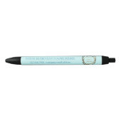 Aangepaste Toevoegen Business Logo Promotionele St Zwarte Inkt Pen (Voorkant)