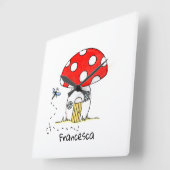 Aangepaste toiletbenodigdheden vierkante klok (Hoek)