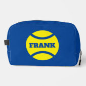 Aangepaste toilettas met tennisbal logo toilettasje (Voorkant)