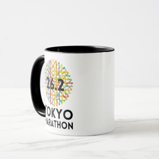 Aangepaste Tokyo Marathon Finisher, Runner Gift Mok (Voorkant links)