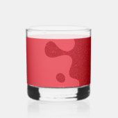 Aangepaste tomaat Rode Bubble Rocks Glas (Voorkant)