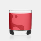 Aangepaste tomaat Rode Bubble Rocks Glas (Achterkant)