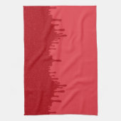 Aangepaste Tomaat Rode Drip Keuken Handdoek (Verticaal)