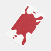 Aangepaste Tomaat Rode Druppel Patroon Papieren se Servet (Hoek)